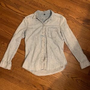 Bullhead black denim shirt